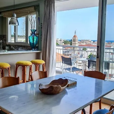 Apartment Ioanna's Penthouse With Full View Rethymno (Crete)
